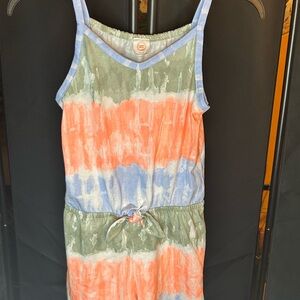 Wonder Nation Tie-Dye Kids One Piece - Orange, Green, Blue